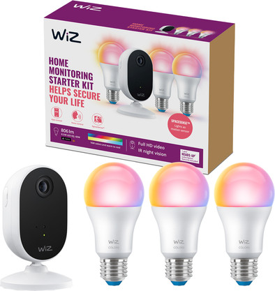 WiZ Home Monitoring Starter Kit - 3 Smart Lights + IP Camera is no longer available