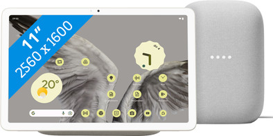 Google Pixel Tablet 128GB Wifi Crème + Nest Audio Chalk is nooit meer leverbaar