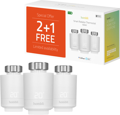 Hombli Slimme Radiatorknop uitbreiding 3-Pack is nooit meer leverbaar
