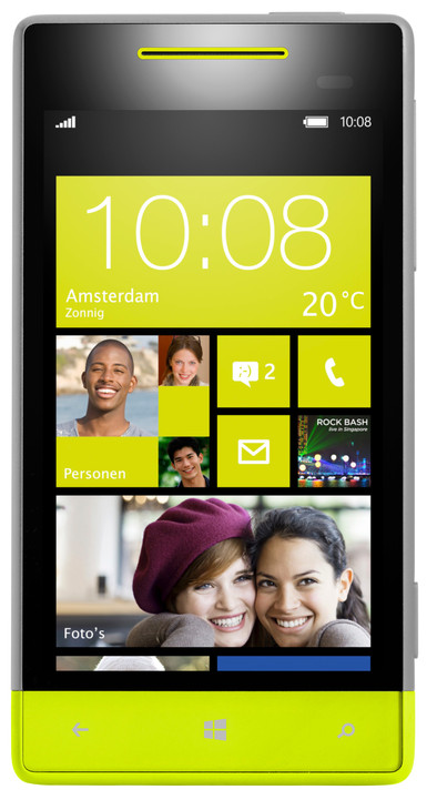 Windows Phone 8S by HTC Grijs/Geel is nooit meer leverbaar