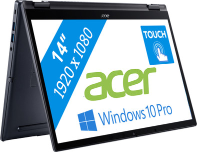 Acer TravelMate Spin P4 (TMP414RN-52-55C3) Azerty is nooit meer leverbaar