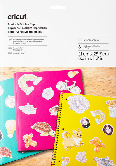 Le produit Cricut Papier Autocollant Imprimable Blanc (8 feuilles) ne sera plus jamais disponible