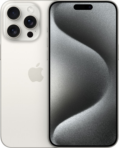 Apple iPhone 15 Pro Max 256GB White Titanium is nooit meer leverbaar