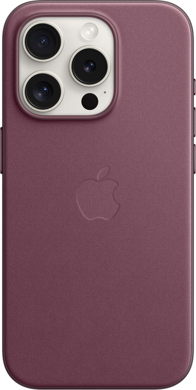 Apple iPhone 15 Pro Max FineWoven Back Cover MagSafe Moerbei is nooit meer leverbaar