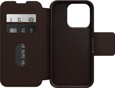 Le produit Otterbox Strada Apple iPhone 15 Pro Book Case Cuir Brun avec MagSafe ne sera plus jamais disponible