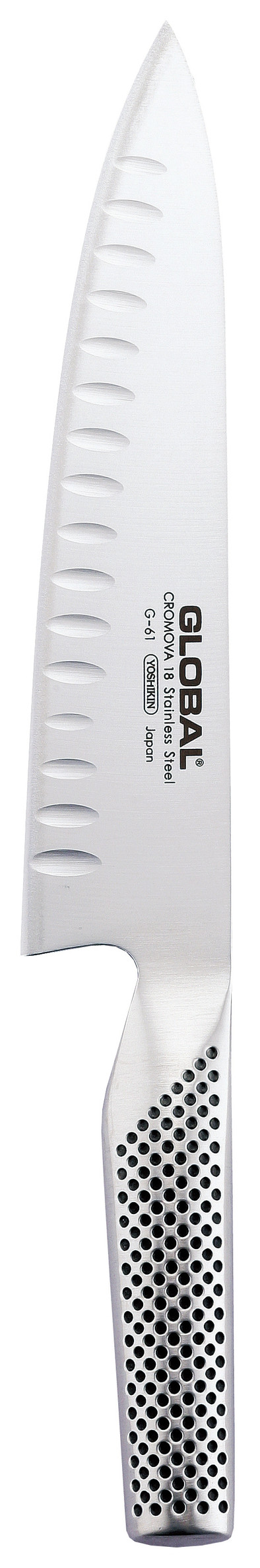 Global G61 Koksmes met kuiltjes 20 cm is nooit meer leverbaar