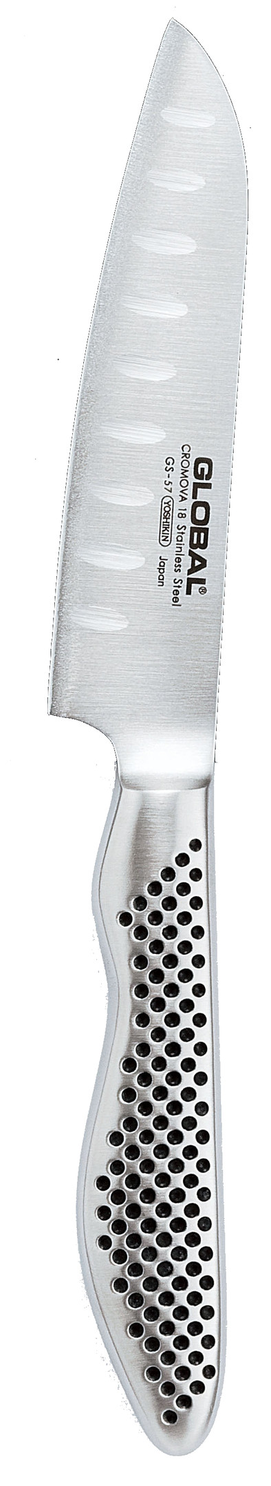 Global Gs57 Santokumes met kuiltjes 11 cm is nooit meer leverbaar