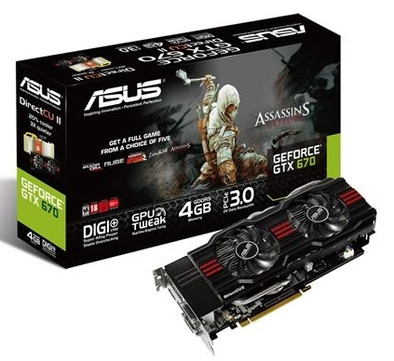 Asus GTX670-DC2G-4GD5 is nooit meer leverbaar
