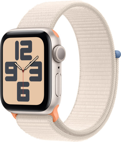 Le produit Apple Watch SE (2022) 40 mm Lumière Stellaire Aluminium Boucle Sport ne sera plus jamais disponible