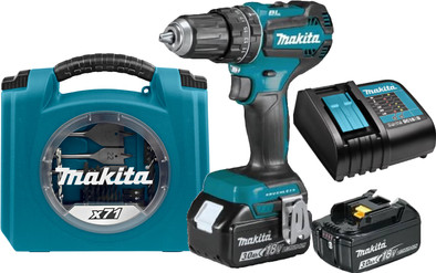 Makita DHP485SFJ + Makita 71-delige Bit- en Borenset D-47145 is nooit meer leverbaar