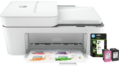 HP DeskJet 4120e + 1 set extra inkt is nooit meer leverbaar