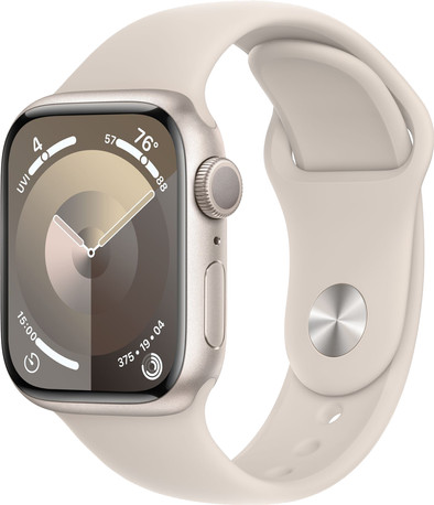 Le produit Apple Watch Series 9 41 mm Lumière Stellaire Aluminium Bracelet Sport M/L ne sera plus jamais disponible