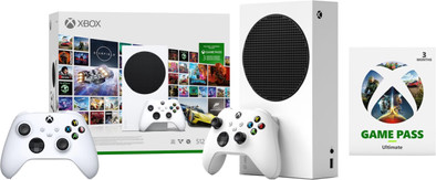 Xbox Series S + 3 Months of Game Pass Ultimate Bundle + Second Controller White is no longer available