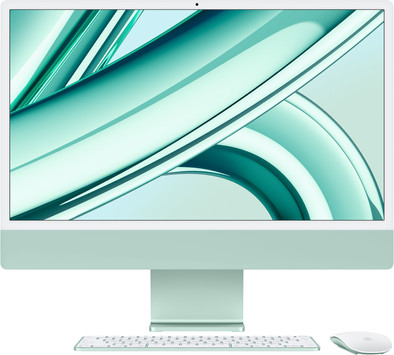 Apple iMac 24" (2023) M3 (8 core CPU/10 core GPU 8GB/512GB Groen AZERTY is nooit meer leverbaar