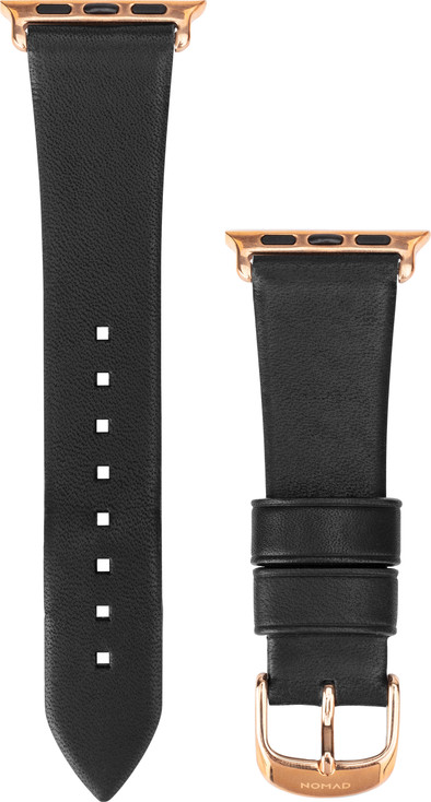 Le produit Nomad Apple Watch 40/41 mm Bracelet Cuir Noir/Or ne sera plus jamais disponible