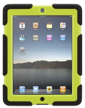 Griffin Survivor Case iPad 2 / 3 / 4 Citron and Black is nooit meer leverbaar