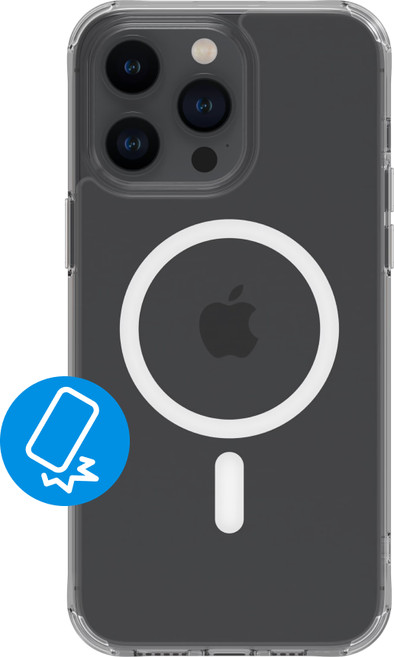 BlueBuilt Protective Back Cover met MagSafe iPhone 15 Pro Max Transparant is nooit meer leverbaar
