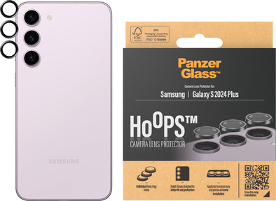 PanzerGlass Hoops Samsung Galaxy S24 Plus Camera Lens Protector Glas is nooit meer leverbaar