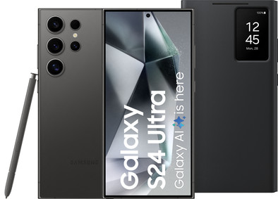 Samsung Galaxy S24 Ultra 256GB Black 5G + Smart View Book Case Black is no longer available