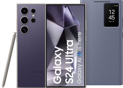 Samsung Galaxy S24 Ultra 256GB Purple 5G + Smart View Book Case Purple is no longer available