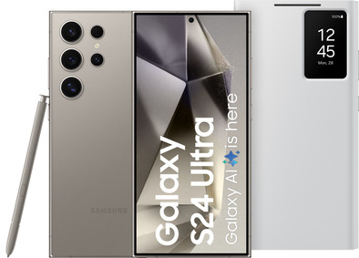 Le produit Samsung Galaxy S24 Ultra 1 To Gris 5G + Smart View Book Case Noir ne sera plus jamais disponible