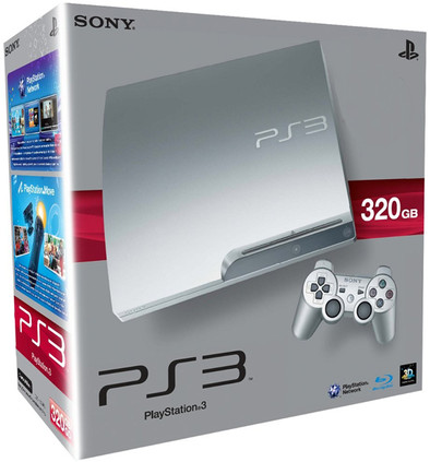 Sony PlayStation 3 Slim 320 GB Zilver is nooit meer leverbaar