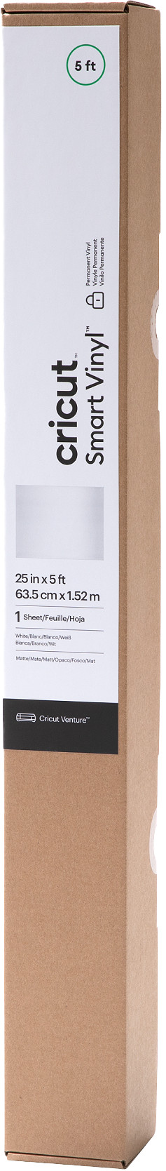 Le produit Cricut Venture Smart Vinyl Permanent 63,5 x 152 cm Blanc ne sera plus jamais disponible