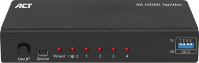 ACT AC7831 1 x 4 HDMI Splitter is nooit meer leverbaar