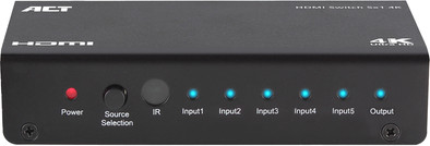 Le produit ACT AC7840 4K HDMI Switch 5 x 1 ne sera plus jamais disponible