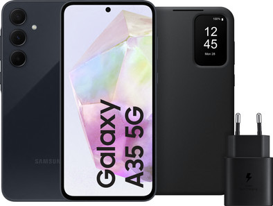 Samsung Galaxy A35 128GB Donkerblauw 5G + Accessoirepakket is nooit meer leverbaar