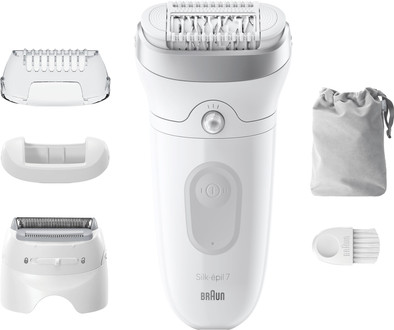 Braun Silk·épil 7-041 Wit/Zilver is nooit meer leverbaar