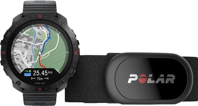 Polar Grit X 2 Pro Zwart + HR Hartslagmeter Borstband is nooit meer leverbaar