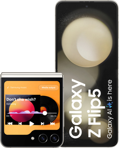 Samsung Galaxy Z Flip 5 512GB Creme 5G is nooit meer leverbaar