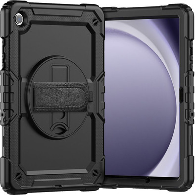 Just in Case Samsung Galaxy Tab A9 Plus Rotating Back Cover Zwart is nooit meer leverbaar