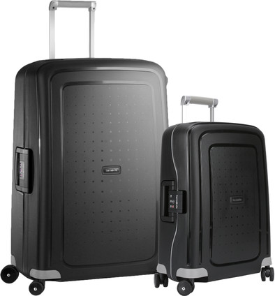 Samsonite S'Cure Spinner 55cm + 75cm Black Suitcase Set is no longer available
