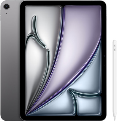Apple iPad Air (2024) 11 inch 256GB Wifi Space Gray + Apple Pencil Pro is nooit meer leverbaar