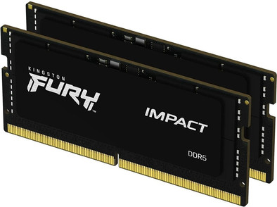Kingston FURY Impact 64GB (2x32GB) DDR5 SODIMM 5600MT/s CL40 is nooit meer leverbaar