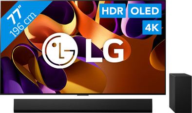 LG OLED77G45LW (2024) + Soundbar is nooit meer leverbaar