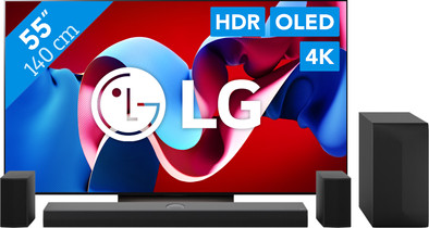 LG OLED55C46LA (2024)  + Soundbar is nooit meer leverbaar