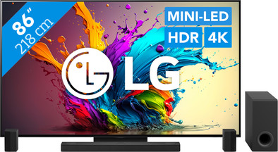 Le produit LG 86QNED91T6A (2024) + Barre de Son ne sera plus jamais disponible