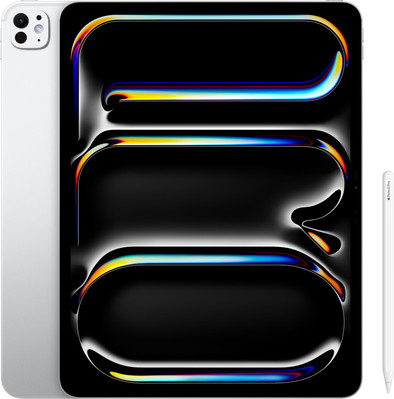 Apple iPad Pro (2024) Nano 13 inch 1 TB Wifi Zilver + Apple Pencil Pro is nooit meer leverbaar