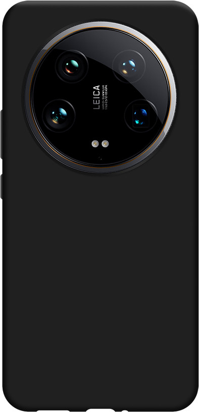 Just in Case Soft Design Xiaomi 14 Ultra Back Cover Zwart is nooit meer leverbaar