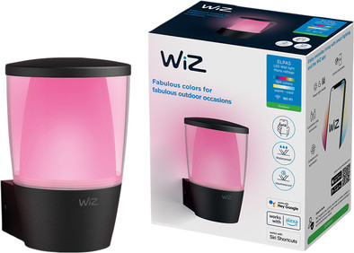 WiZ Elpas - Wall lamp outdoor - Colored and White light - Black is no longer available