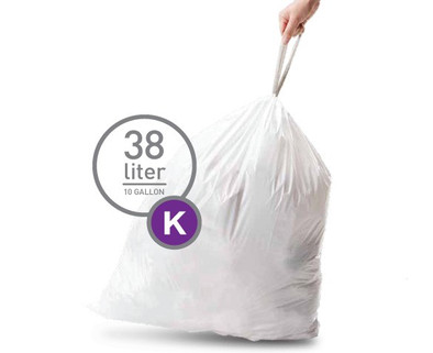 Le produit Simplehuman Sac poubelle Code K - 38 litres (20 pièces) ne sera plus jamais disponible