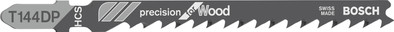 Le produit Bosch Lame pour Scies Sauteuses T144 DP Precision for Wood 3x ne sera plus jamais disponible