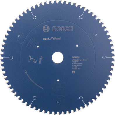 Le produit Bosch Lame pour Scies Circulaires Expert for Wood, 305 x 30 x 2,4 mm, 72T ne sera plus jamais disponible