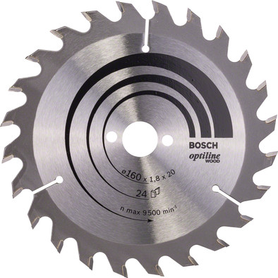 Le produit Bosch Lame pour Scies Circulaires Optiline Wood, 160 x 20/16 x 1,8 mm, 24T ne sera plus jamais disponible