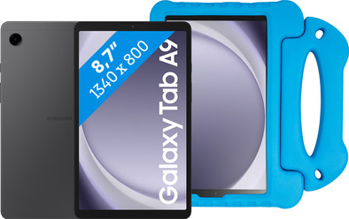 Samsung Galaxy Tab A9 8,7 inch 128GB Wifi Grijs + BlueBuilt Kids Cover Blauw is nooit meer leverbaar