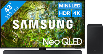 Le produit Samsung Neo QLED 4K 43QN90D (2024) + Barre de Son ne sera plus jamais disponible
