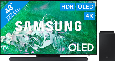 Samsung OLED 4K 48S90D (2024) + Soundbar is nooit meer leverbaar